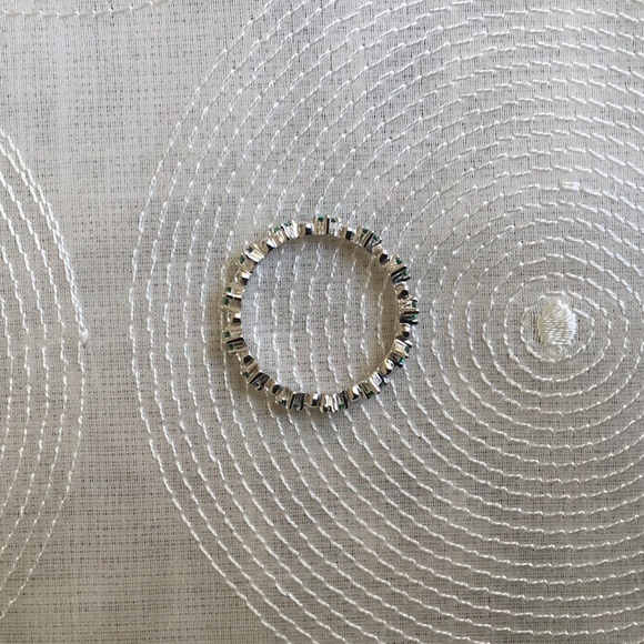 925 Sterling Silver Eternity CZ Ring - Picture 5 of 6